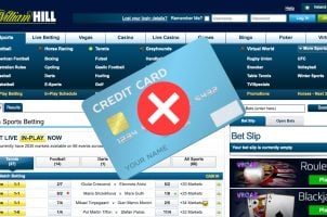 William Hill Website Kreditkarte Kreuz