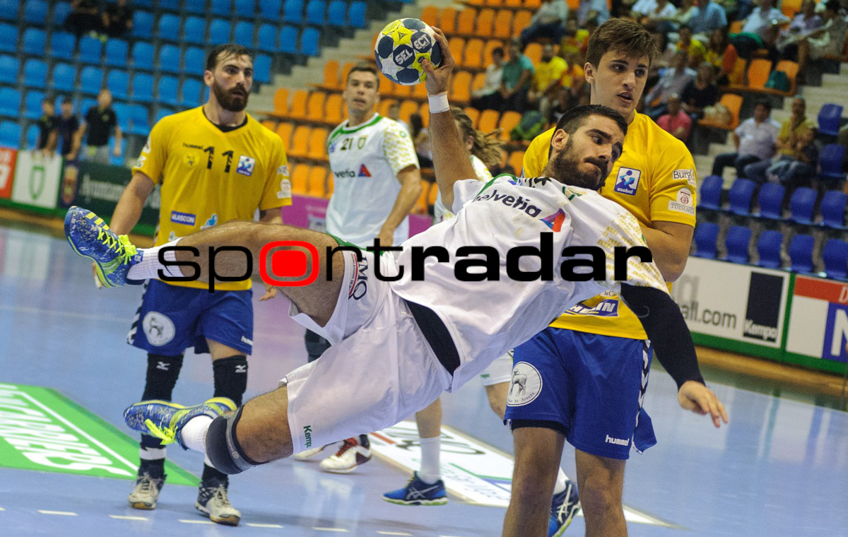 Handballspieler Sportradar-Logo