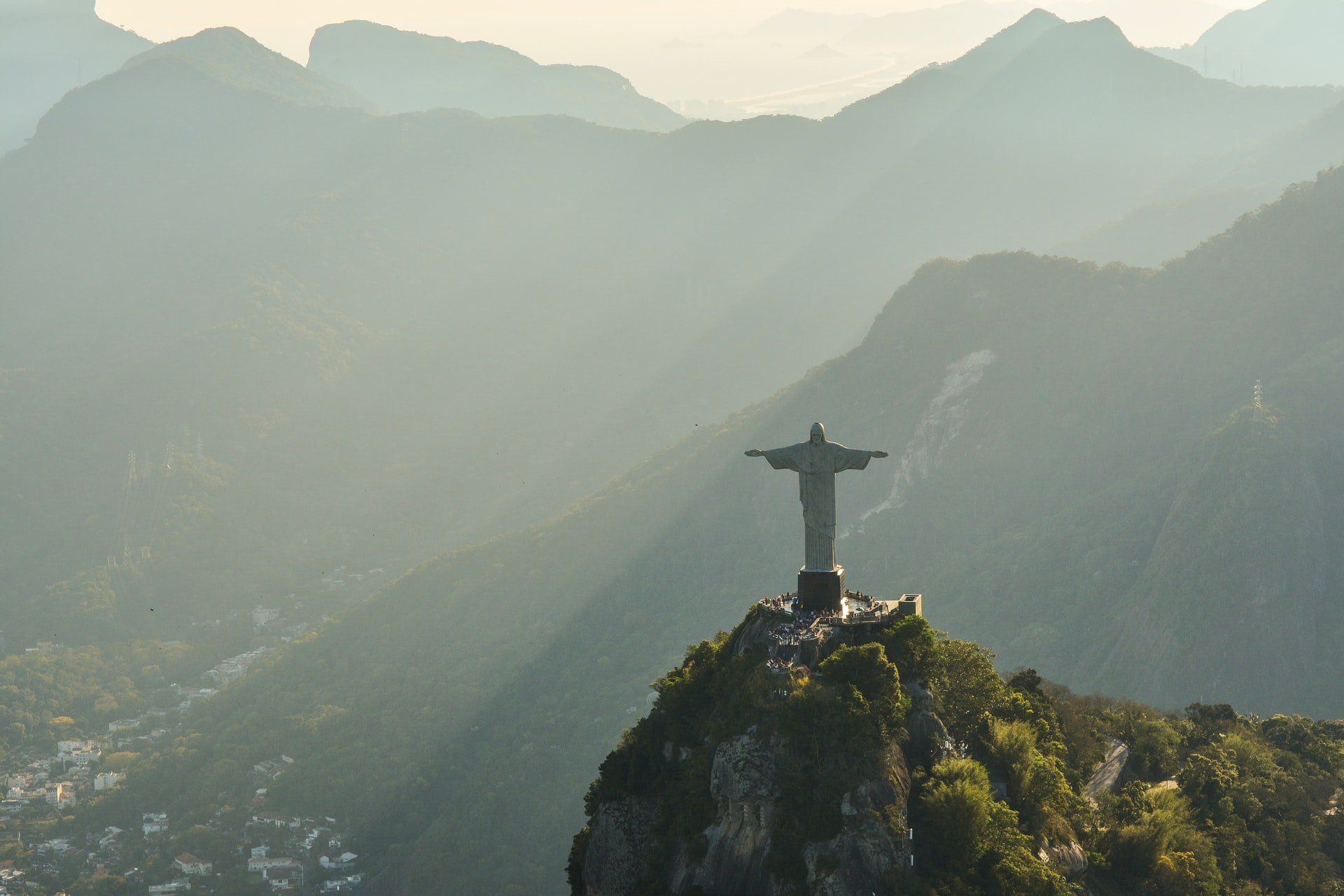 Cristo Redentor, Berge