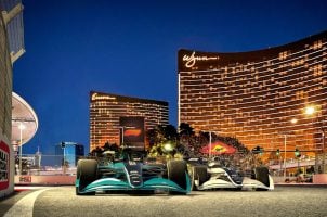 Formel-1-Rennwagen Las Vegas Wynn