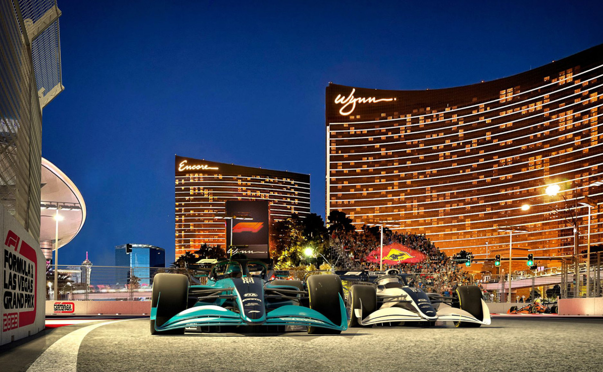 Formel-1-Rennwagen Las Vegas Wynn