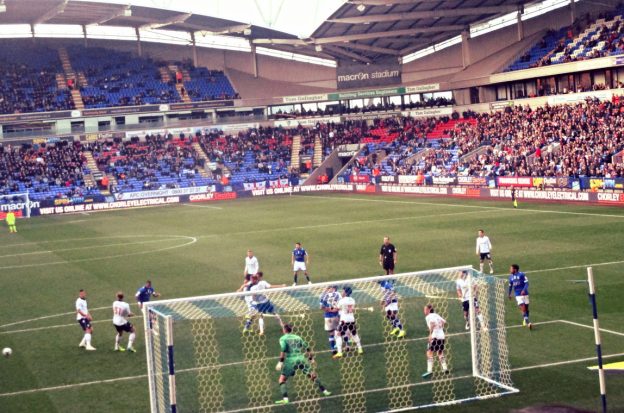 Fußballspiel Stadion