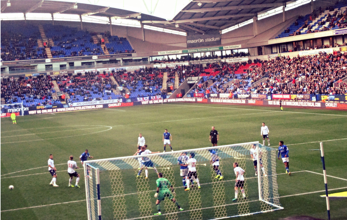 Fußballspiel Stadion