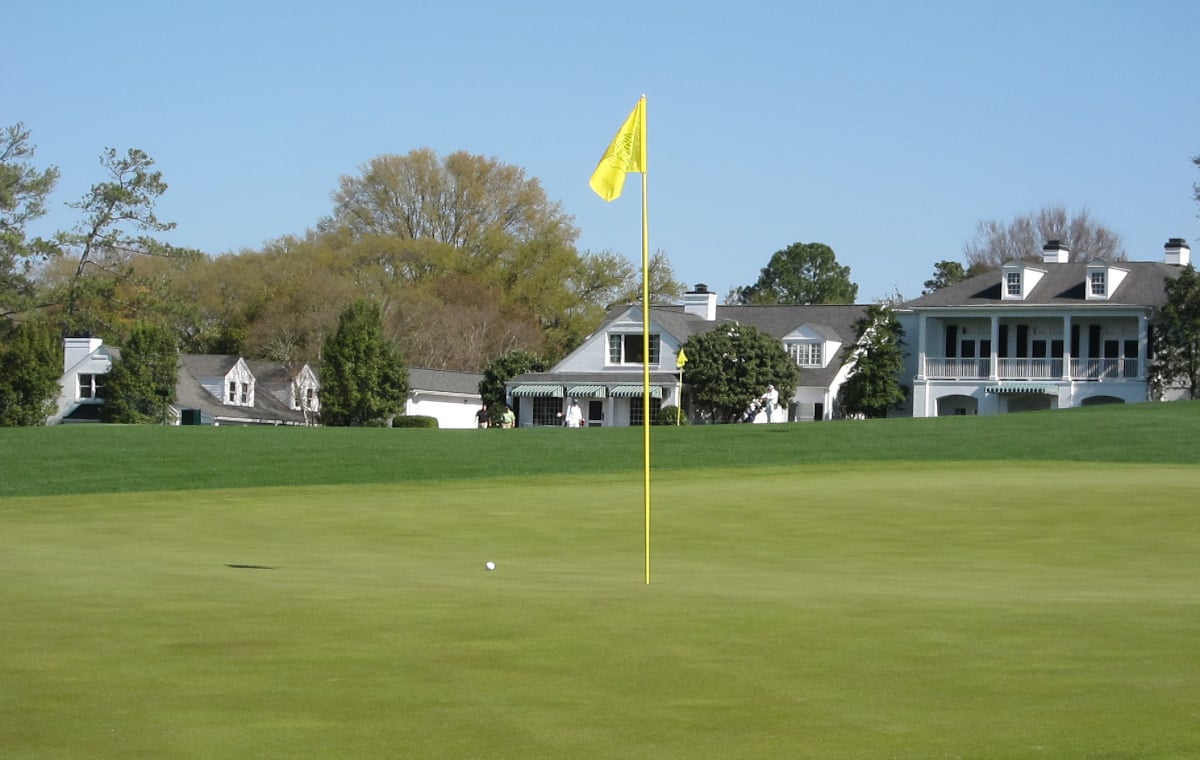 Golfplatz Fahne