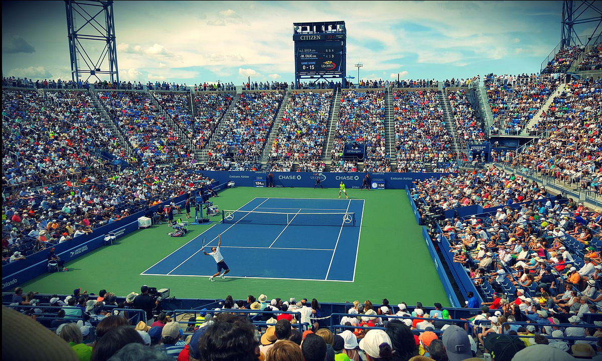 Tennis Match Stadion