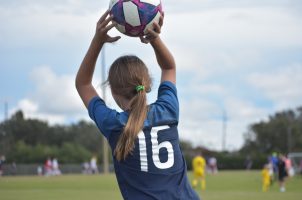 Mädchen, Fußball, Trikot