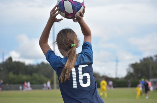 Mädchen, Fußball, Trikot