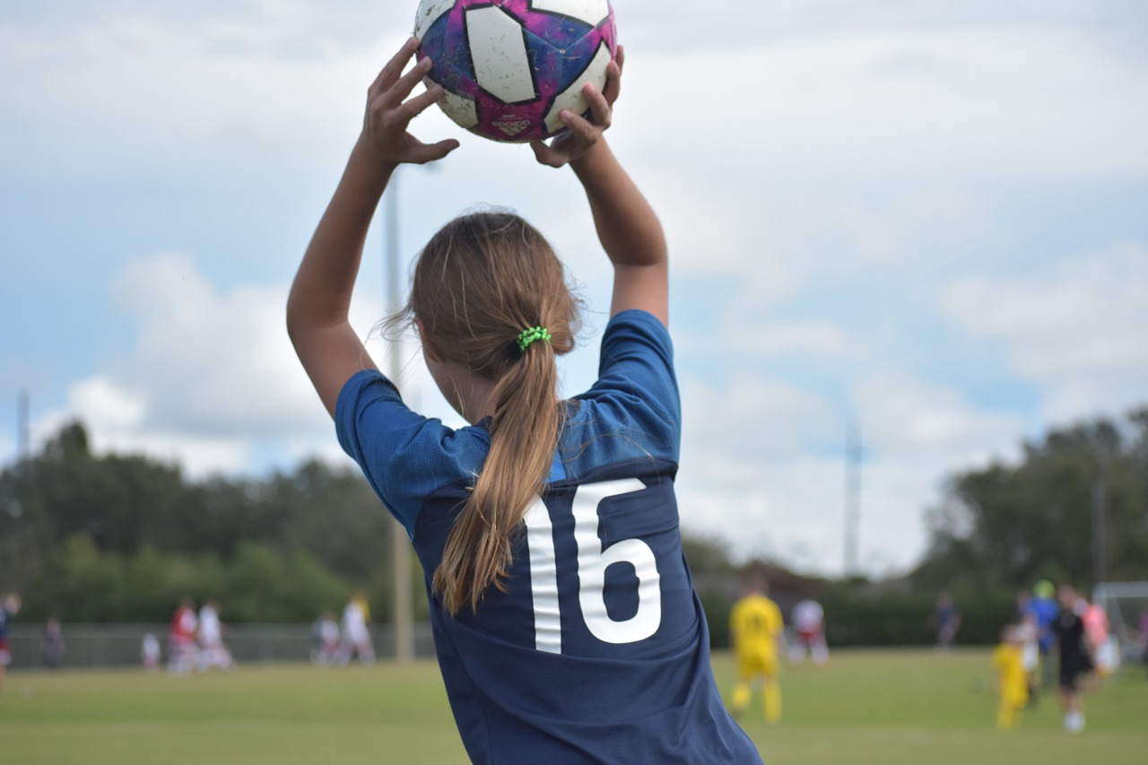 Mädchen, Fußball, Trikot