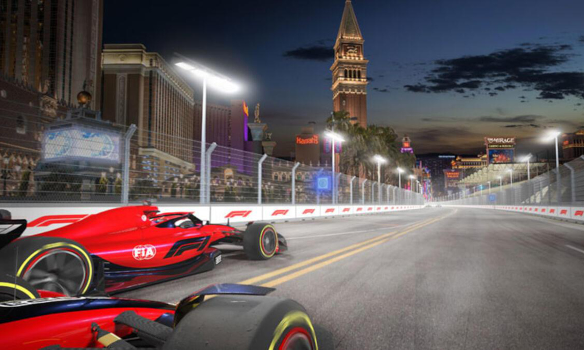 Formel 1-Rennwagen Las Vegas