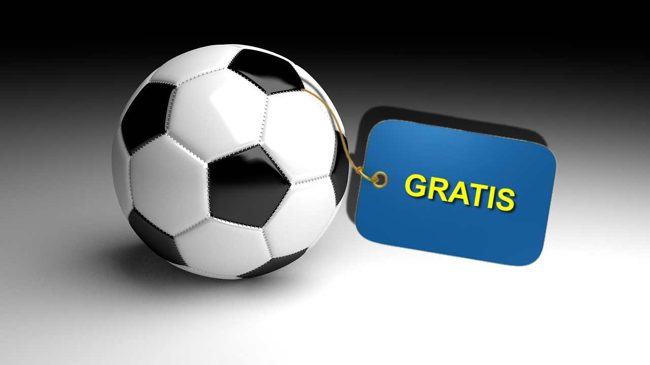 Fußball, Preisschild, gratis