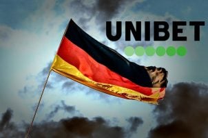 deutsche Flagge, Unibet Logo
