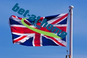 Großbritannien Fahne, bet-at-home-Logo
