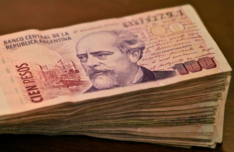 Argentinischer Peso Banknoten