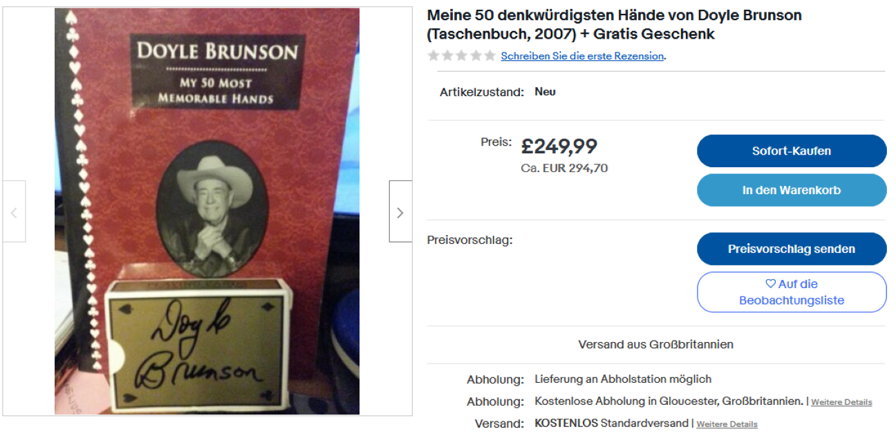 Buch, autogramm, eBay