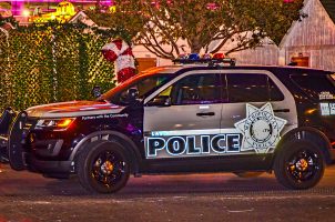 Polizeiwagen in Las Vegas