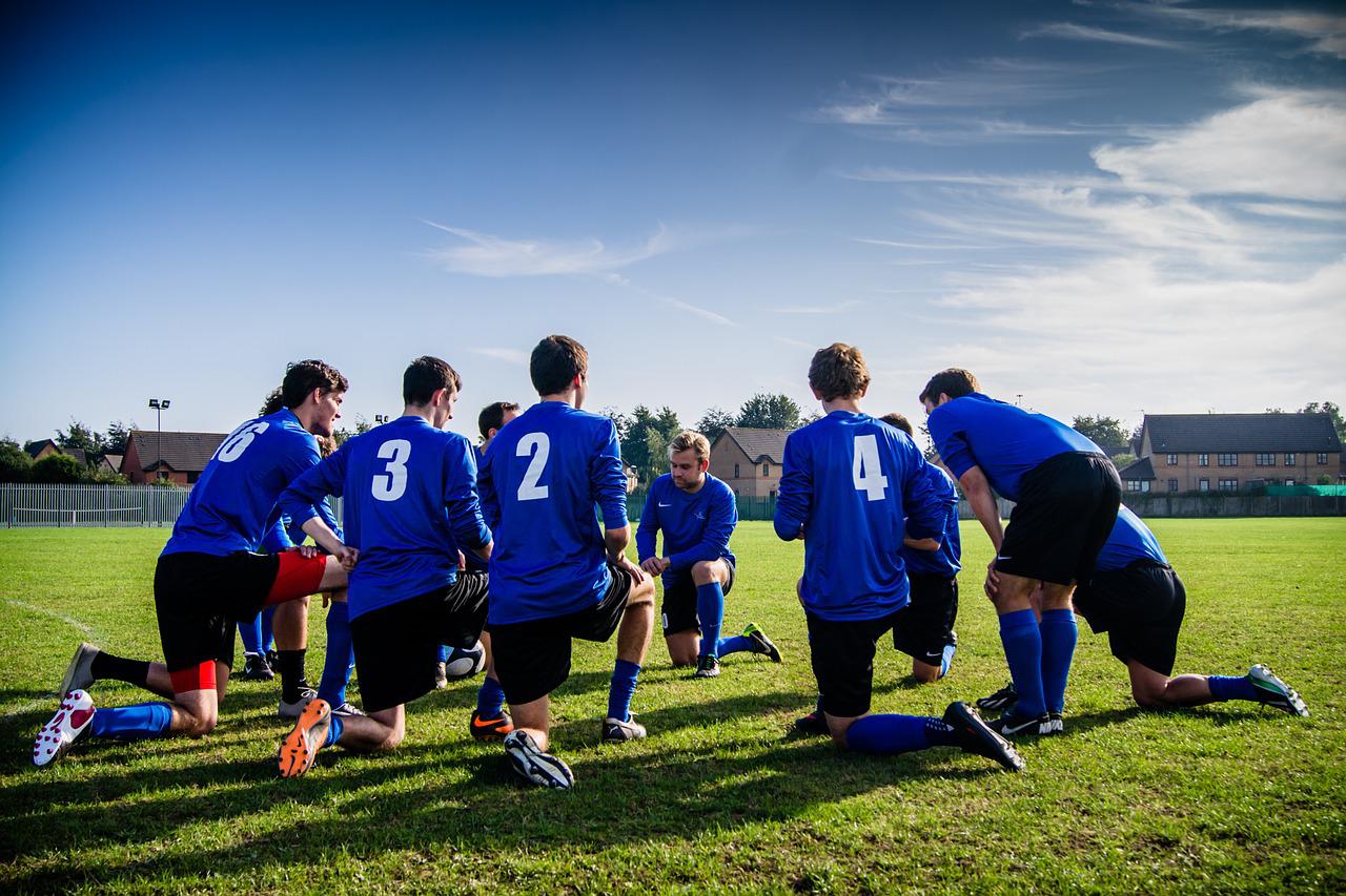 Menschen, Fußballspieler