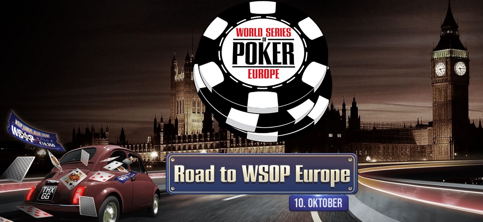 Road to WSOP Europe 2022 GGPoker Poker-Chip, London