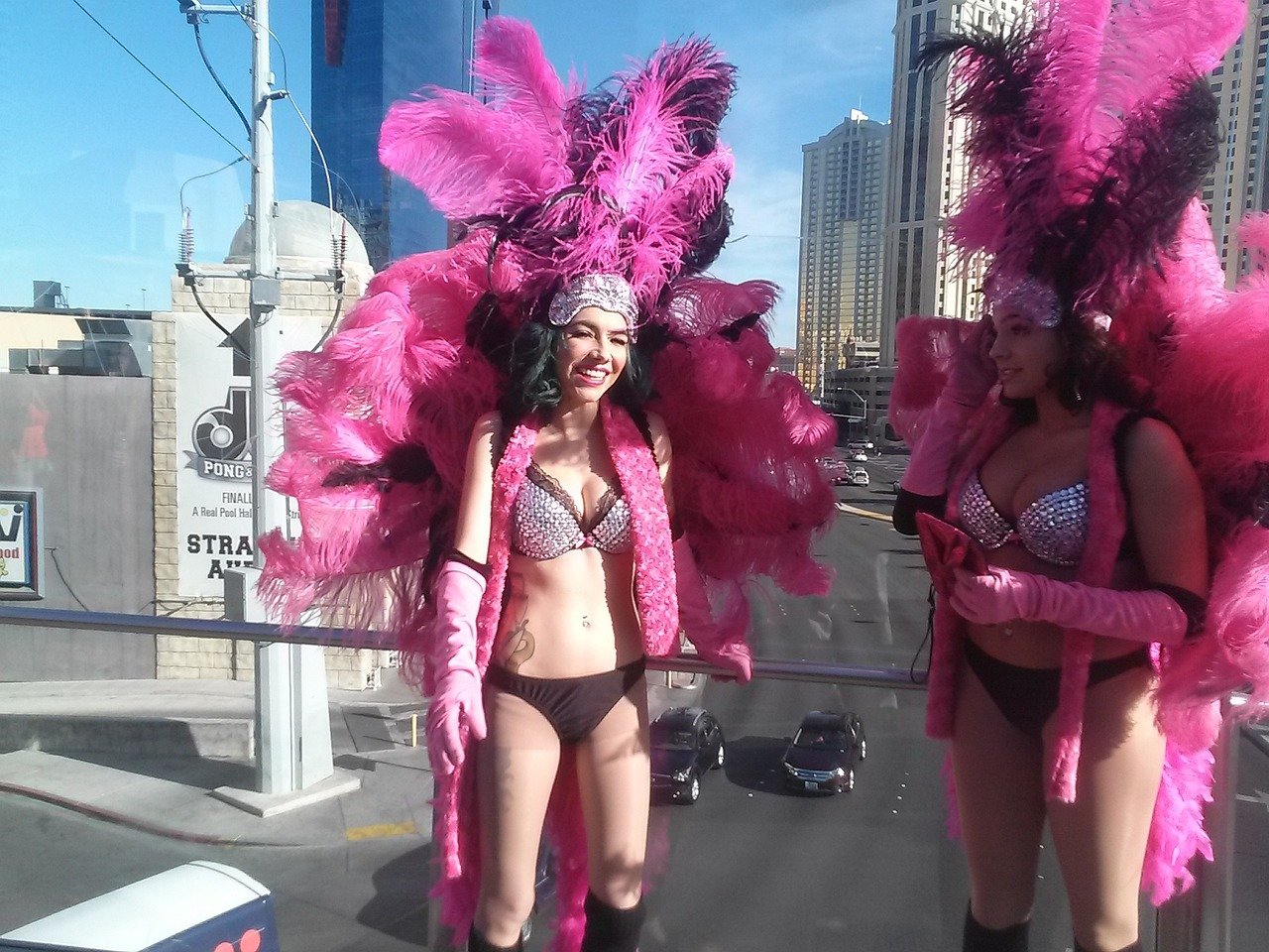 Showgirls am Las Vegas Strip