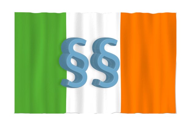 Fahne Irland Paragraphen