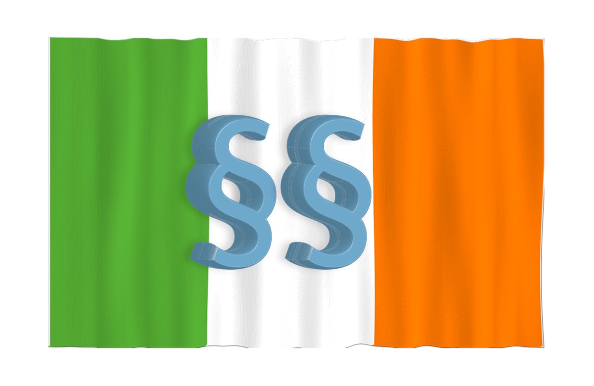 Fahne Irland Paragraphen