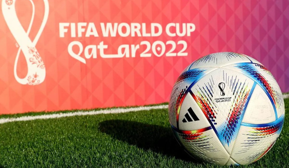 Plakat Fußball-WM Katar