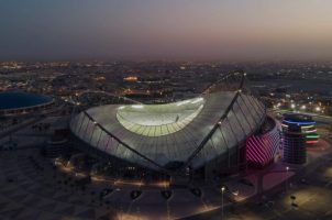 Die Fußball-WM bringt in den USA hohe Sportwetten-Einsätze (Bild: fifa.com) Stadion in Katar