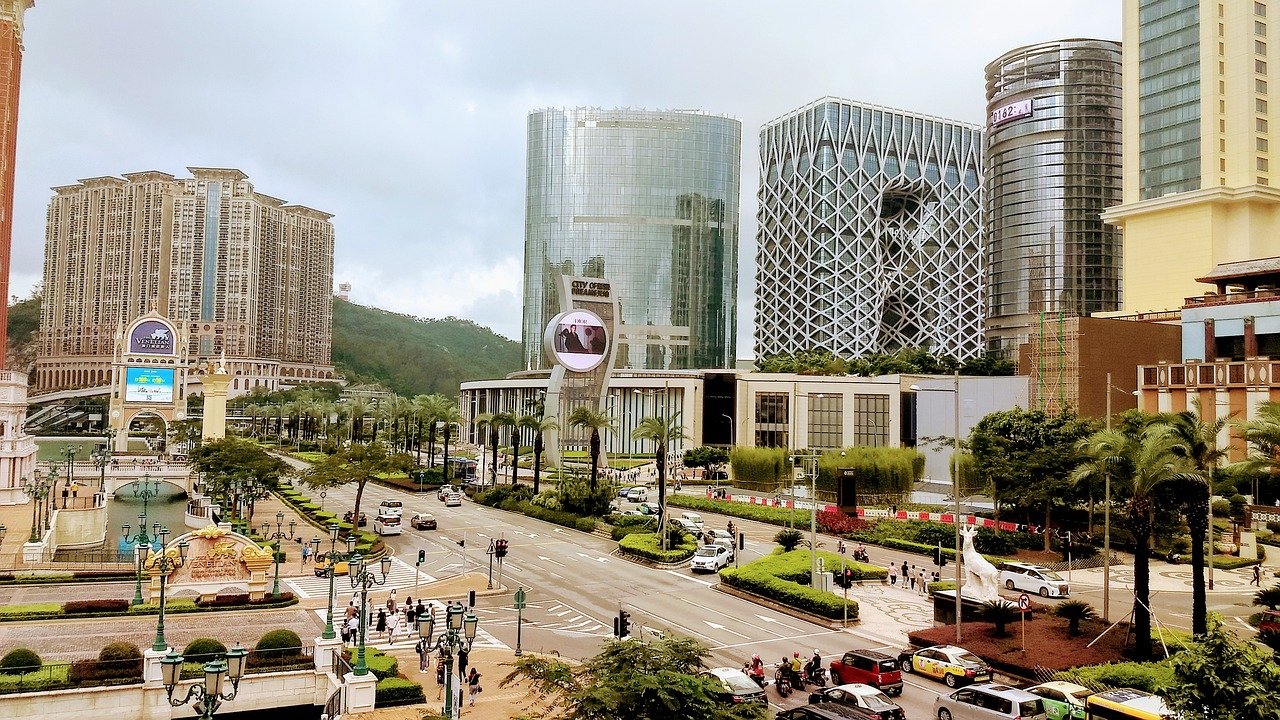 Straße Casinos in Macau