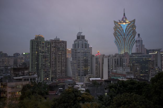 Skyline und Casinos in Macau