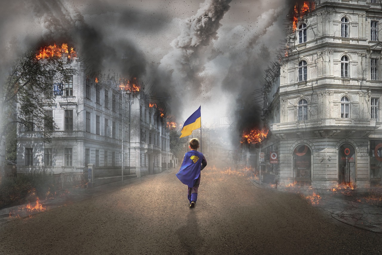 Ukraine, Junge, Krieg
