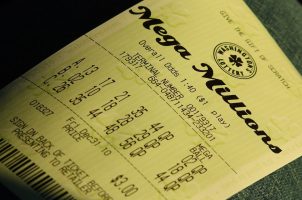 Mega Millions Lottoschein