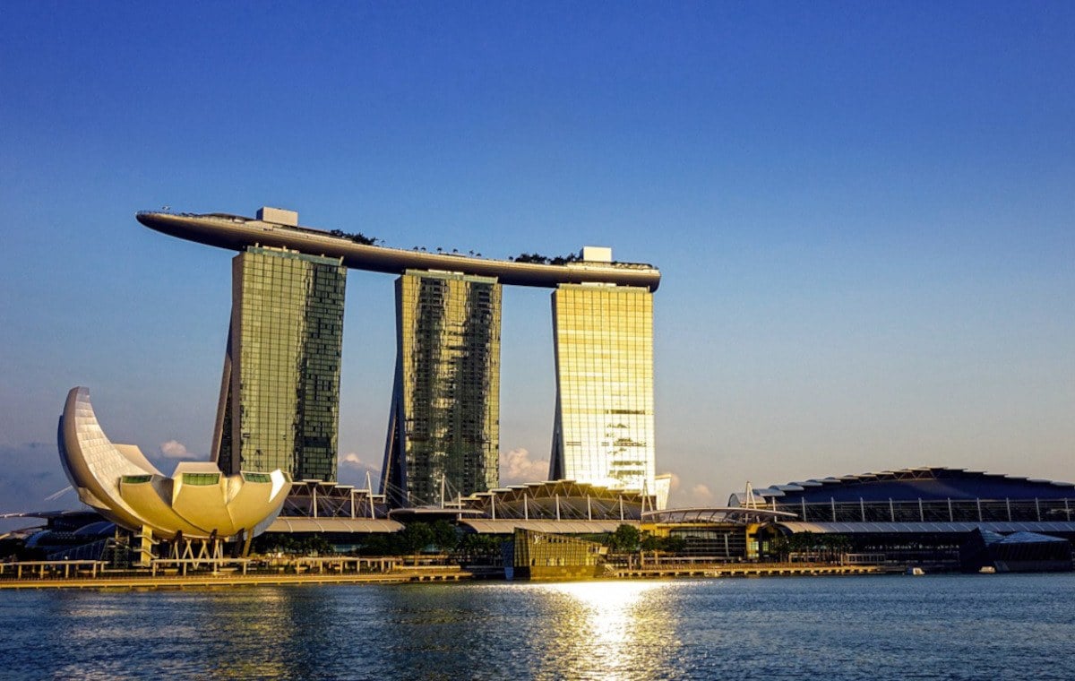 Silhouette Marina Bay Sands