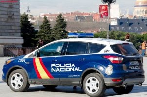 Polizei in Spanien, Polizeifahrzeug, Policía Nacional
