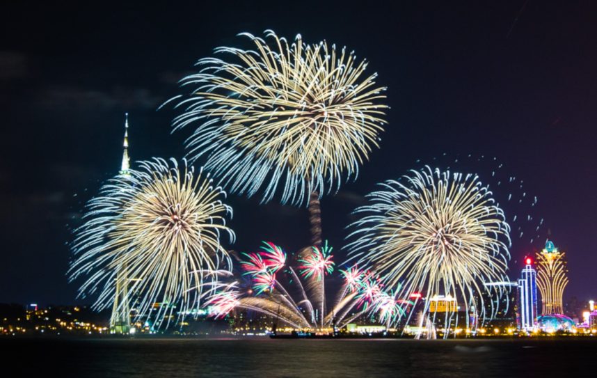 Feuerwerk in Macau