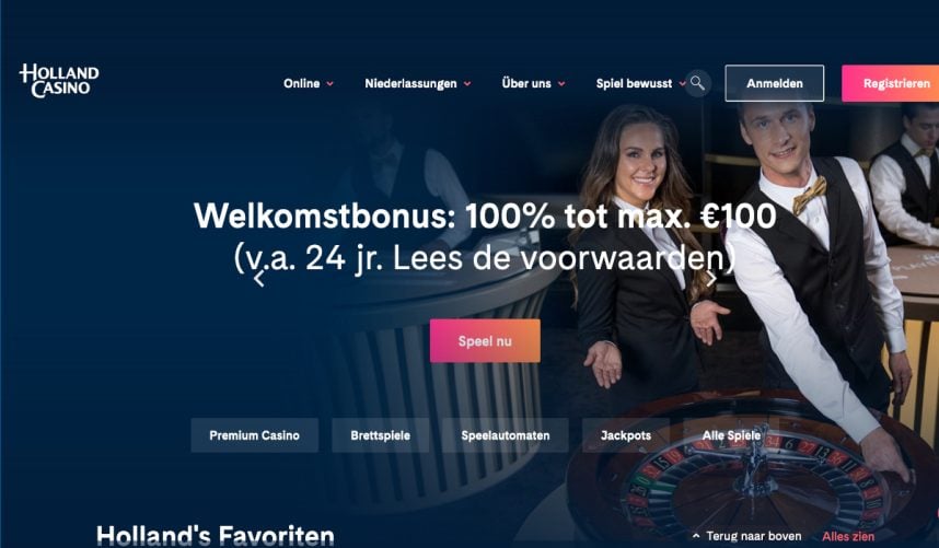 Webseite Holland Casino