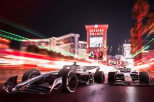 Animation Formel 1 in Las Vegas
