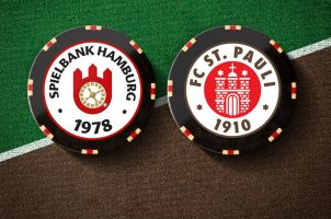 Jetons mit Logos FC St. Pauli Spielbank Hamburg