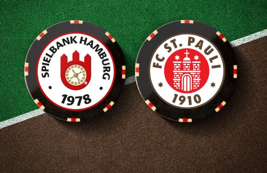 Jetons mit Logos FC St. Pauli Spielbank Hamburg