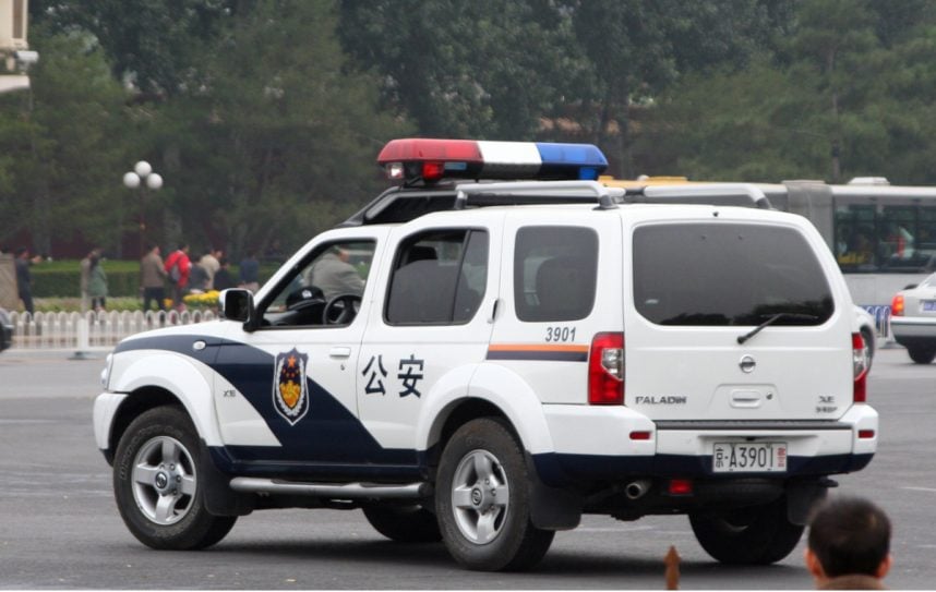 Polizeiwagen in China