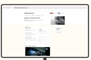 Spelpaus-Webseite