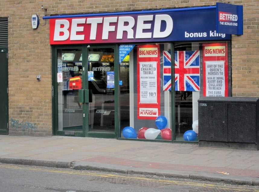 Betfred, Wettbüro in London