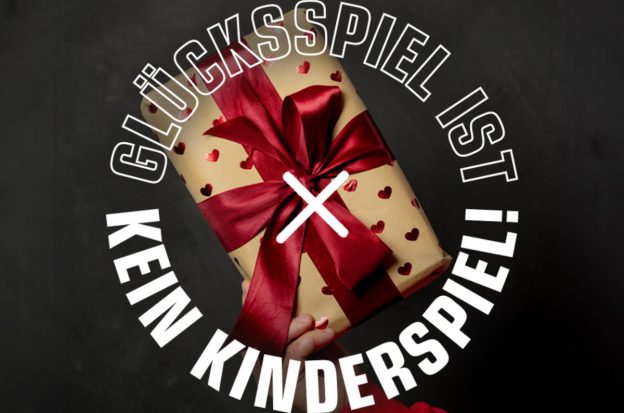 Glücksspiel ist kein Kinderspiel-Logo