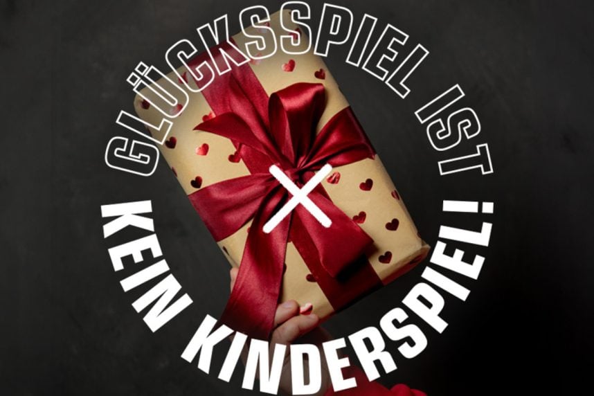 Glücksspiel ist kein Kinderspiel-Logo