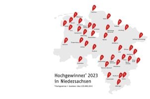 Hochgewinne bei Lotto Niedersachsen