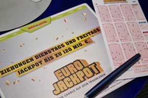 Eurojackpot-Lottoschein
