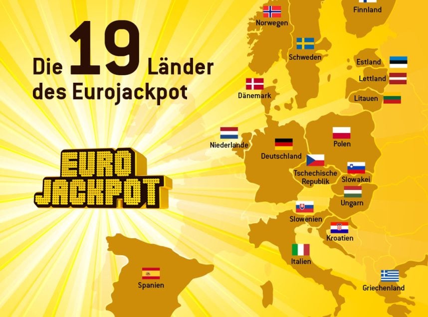 Eurojackpot, Länder