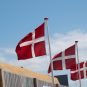 Dänische Flaggen