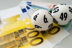 Lottokugeln, Euroscheine