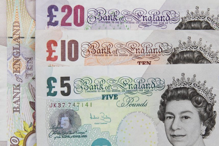 Britische Pfund, Geldscheine