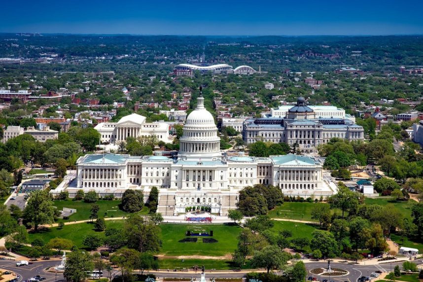Luftaufnahme Washington DC