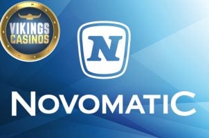 Novomatic- und Vikings-Logos